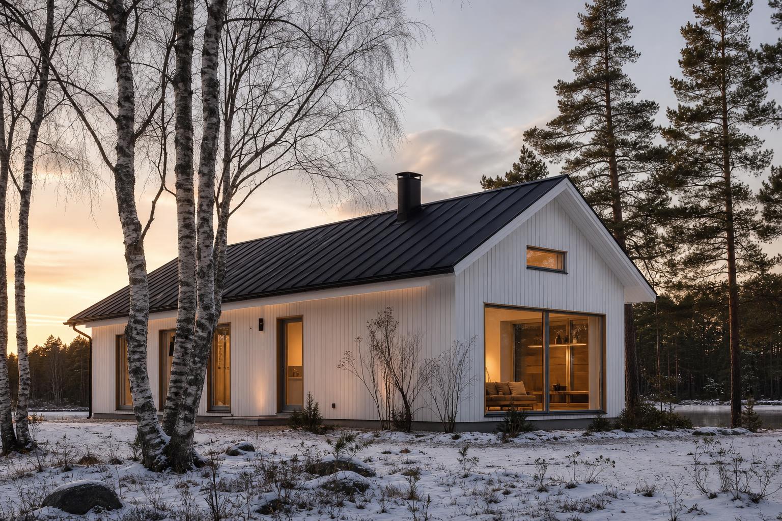 Scandi-style granny flat exterior